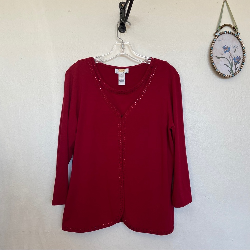 Talbots Red Sweater Set - Picture 13 of 15